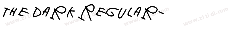the dark Regular字体转换 the dark Regular字体转换